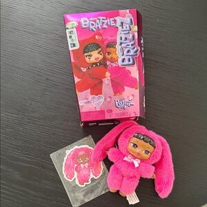Bratziez Pink Bunny Doll with Sticker